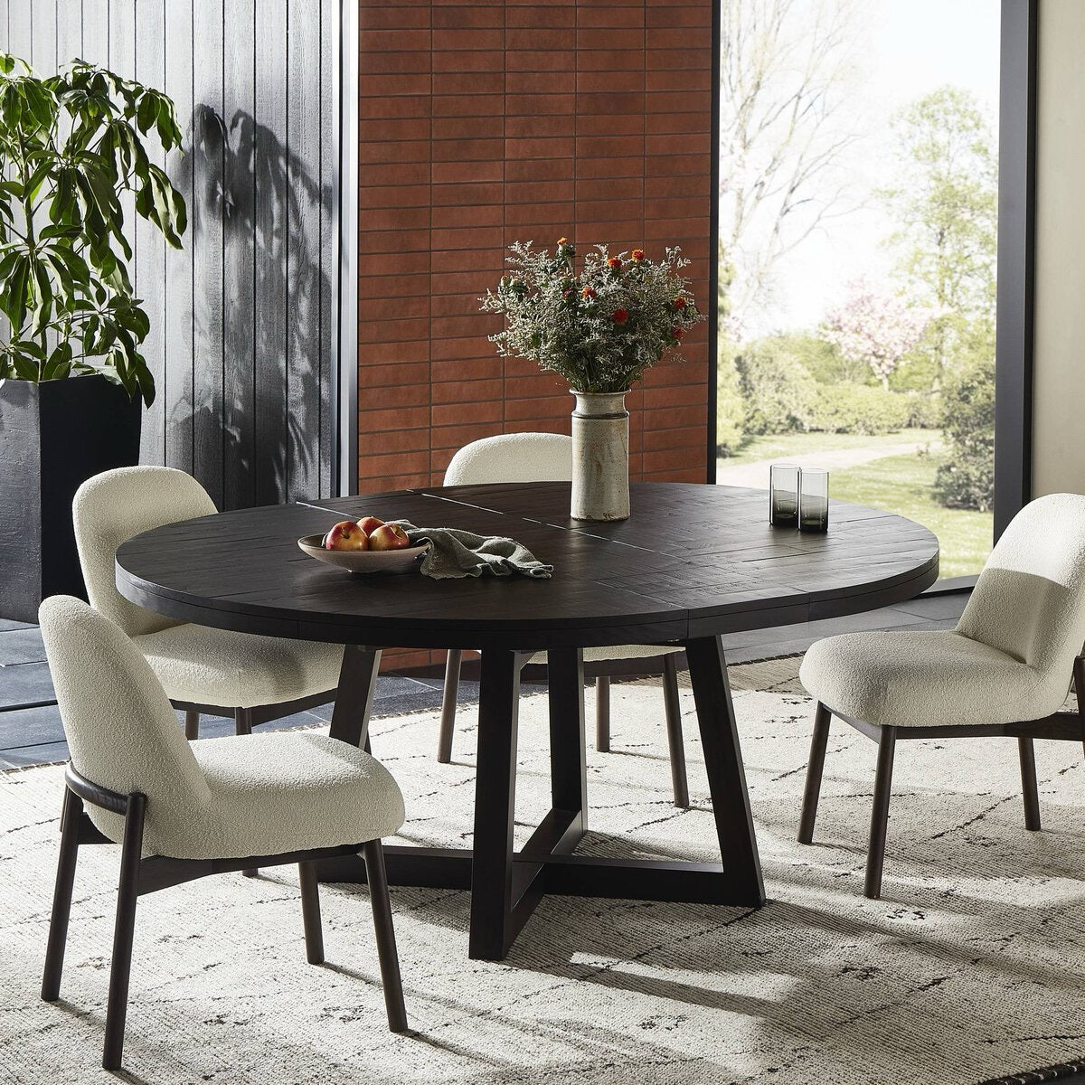 Everlee Oval Extension Dining Table
