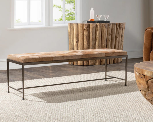 Achen Hide Bench 60"