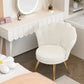 Velvet Shell Shaped Accent Chair