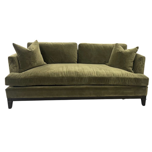 Ames Sofa, Vintage Velvet Olive