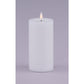 Flameless LED Melted Candle (Various Sizes), White