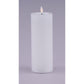 Flameless LED Melted Candle (Various Sizes), White