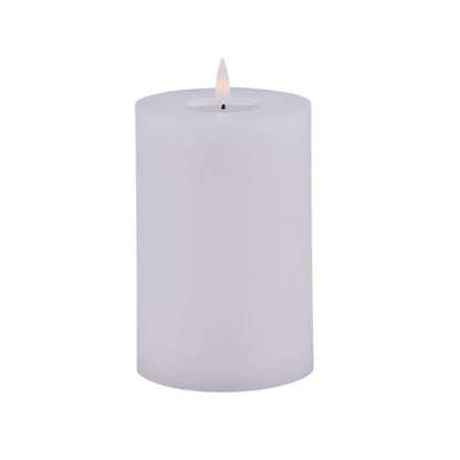 Flameless LED Melted Candle (Various Sizes), White