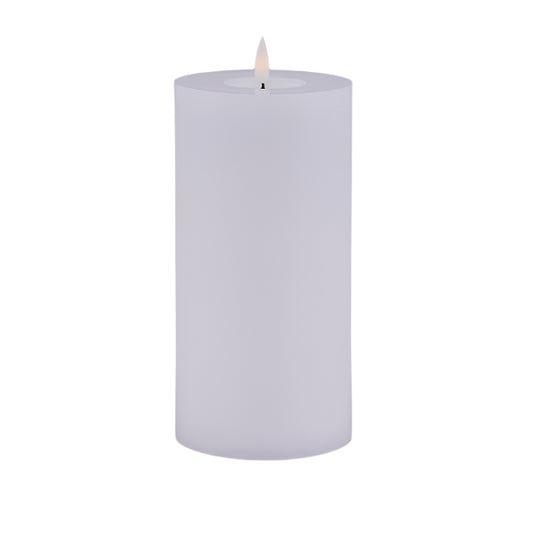Flameless LED Melted Candle (Various Sizes), White