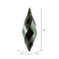 8" Moss Green Shiny Swirl Finial