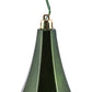 8" Moss Green Candy Diamond Finial Ornament