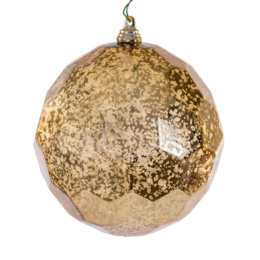 4.75" Gold Honeycomb Mercury Ornament