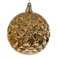 6" Gold Diamond Mercury Ornament