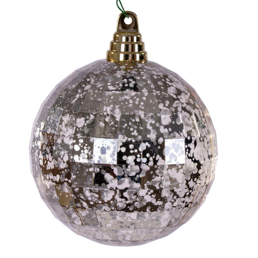 4.75" Oat Mirror Mercury Ball Ornament