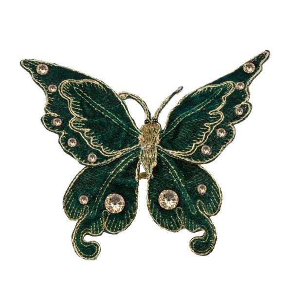 Velvet Butterfly w/ Clip