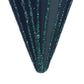 6" Matte Midnight Green Cone Ornament