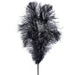 22" Ostrich Plume Feather Spray, Black