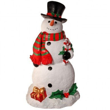 58" Outdoor Traditional Snowman