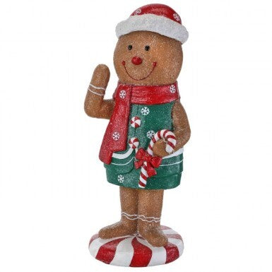 36" Peppermint Candy Gingerbread Boy