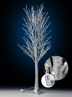 60" Metallic LED Winter Tree