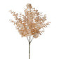 17" Glitter Metallic Eucalyptus Spray Bush, Champagne