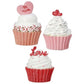 4.5" Resin Valentine Cupcake (Various Styles)