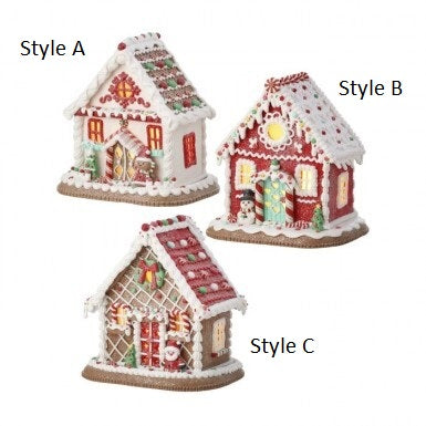 LED Candycane Lane House (Various Styles)