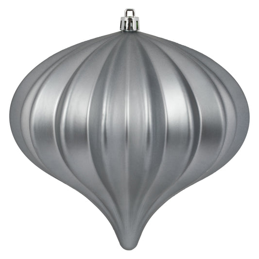 5.7" Pewter Matte Onion Ornament