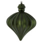 6" Moss Green Matte Onion Drop
