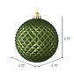 Moss Green Durian Glitter Ball Ornament (Various Styles)