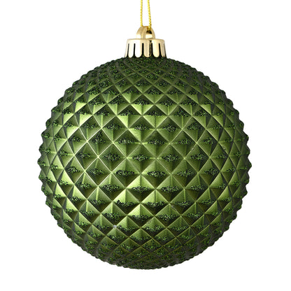Moss Green Durian Glitter Ball Ornament (Various Styles)