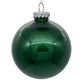 Emerald Green Glitter Clear Ball Ornament (Various Styles)