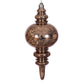 13" Mocha Mercury Finial Ornament