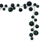 10' Midnight Green Ball Branch Garland