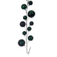 10' Midnight Green Ball Branch Garland