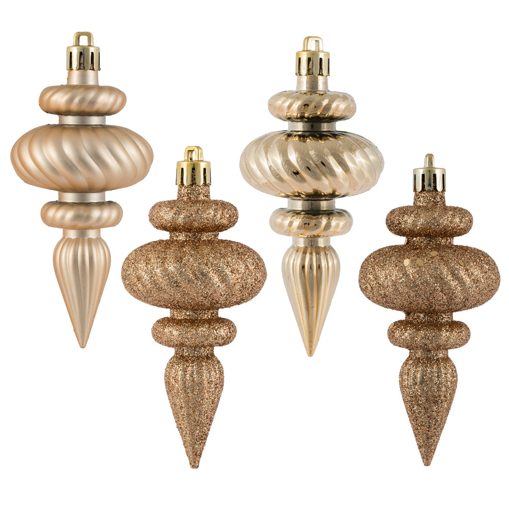 4" Cafe Latte Finial Ornaments (Various Styles)