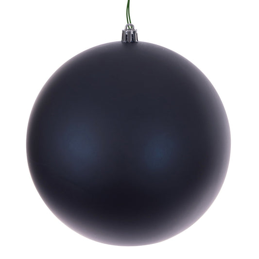 4" Midnt Blue Matte Ball Ornament