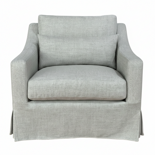 Montrose Swivel Chair, Linen