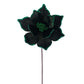 21.5" Green Poinsettia 10" Flower Stem