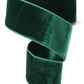 Deluxe Velvet/Satin Ribbon, Hunter Green