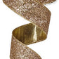 Metallic Champagne Glitter Ribbon