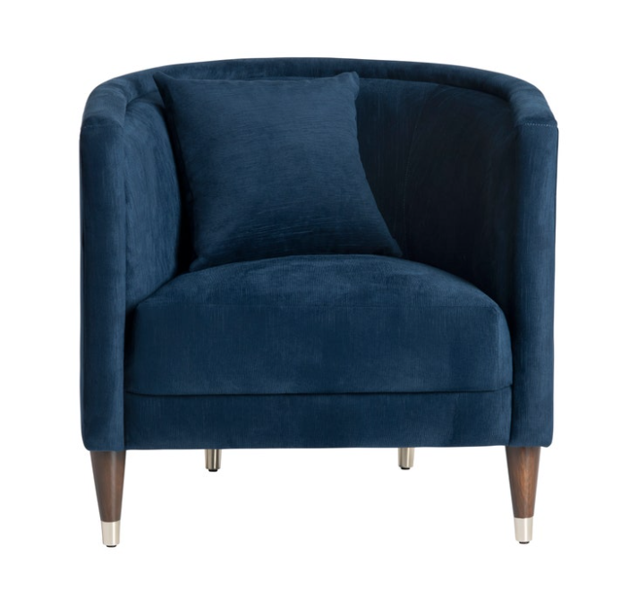 Deep Blue Armchair