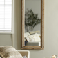 54" Bohemian Wooden Beaded Mirror