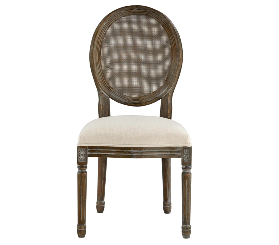 Round Maxwell Dining Chair, Putty
