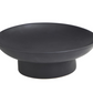 Black Ceramic Bowl with Elevated Base