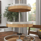 3-Tiered Tray, Wood & Silver