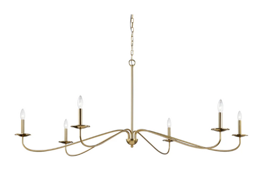 Hunter Chandelier, Gold