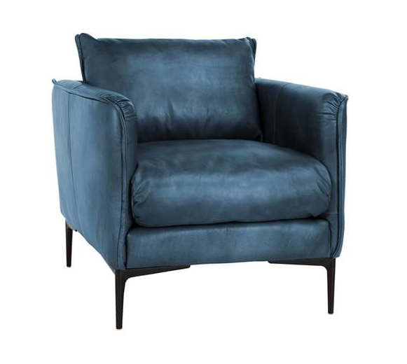 Abigail Club Chair, Blue