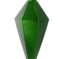 Large Emerald Shiny Lantern Ornament