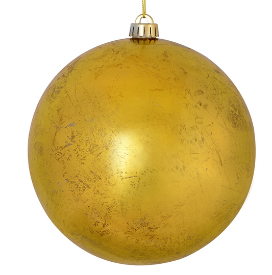 Gold Foil Finish Ball Ornament (Various Sizes)