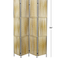 Light Brown Rattan Hinged Partition