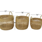 Brown Seagrass Basket (Various Sizes)
