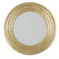Round Metal Wall Mirror, Gold
