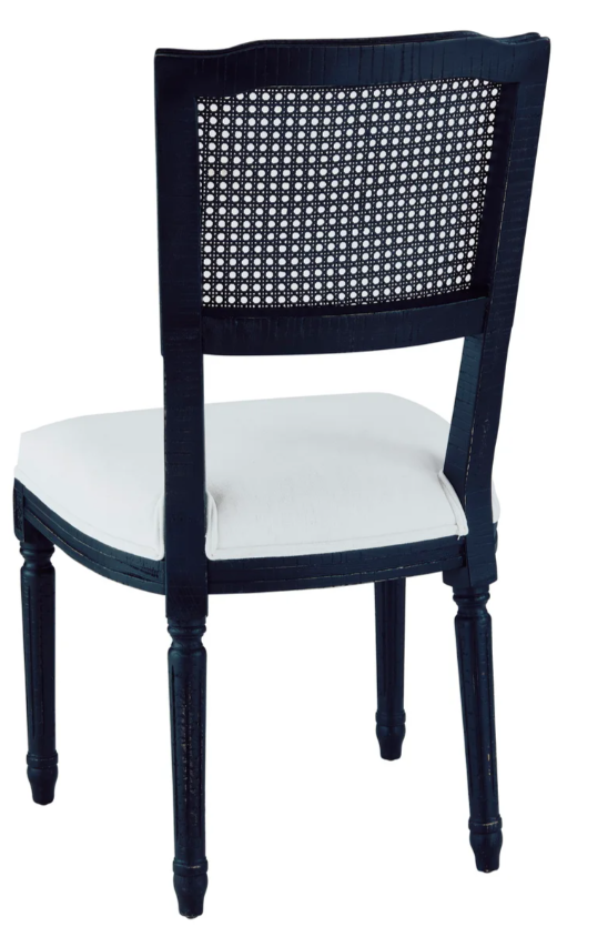 Camille Side Chair, Washable White