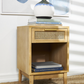 Light Brown Wooden Accent Table